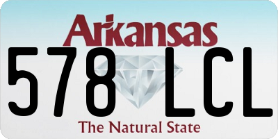 AR license plate 578LCL