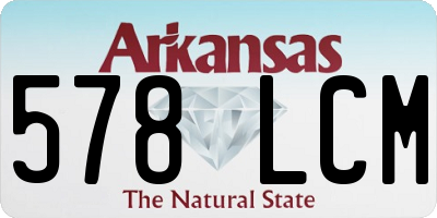 AR license plate 578LCM