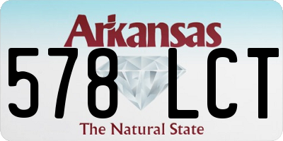 AR license plate 578LCT