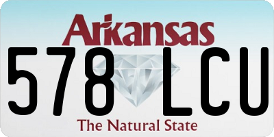 AR license plate 578LCU