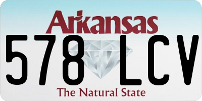 AR license plate 578LCV