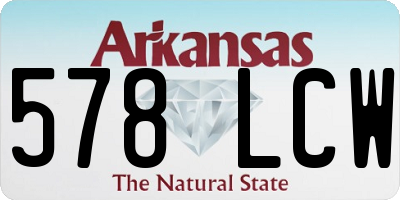 AR license plate 578LCW
