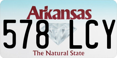 AR license plate 578LCY