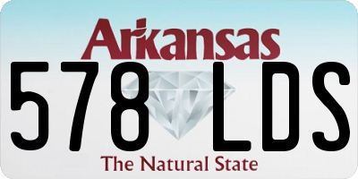 AR license plate 578LDS