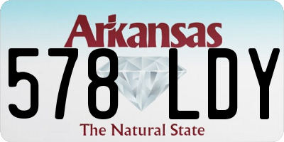 AR license plate 578LDY