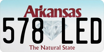 AR license plate 578LED