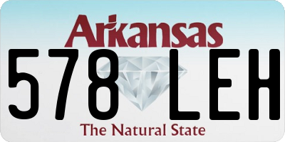 AR license plate 578LEH