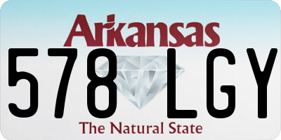 AR license plate 578LGY