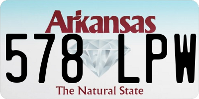 AR license plate 578LPW