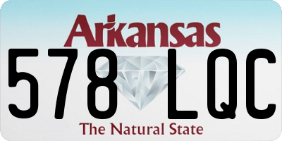AR license plate 578LQC