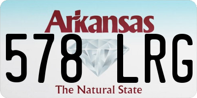 AR license plate 578LRG