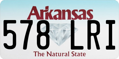 AR license plate 578LRI