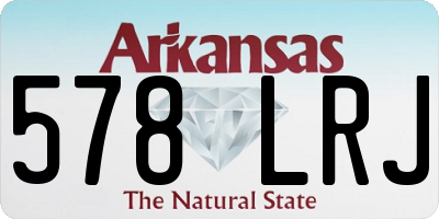AR license plate 578LRJ
