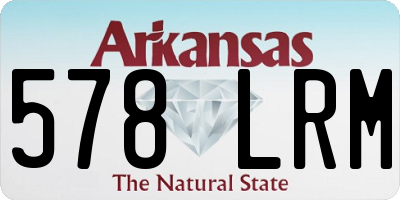 AR license plate 578LRM