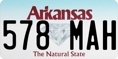 AR license plate 578MAH