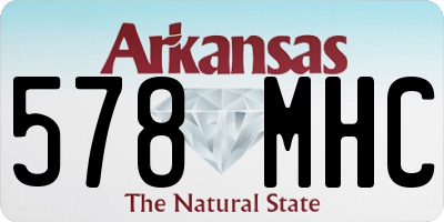 AR license plate 578MHC