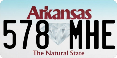 AR license plate 578MHE