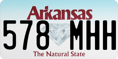 AR license plate 578MHH