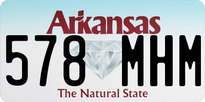 AR license plate 578MHM