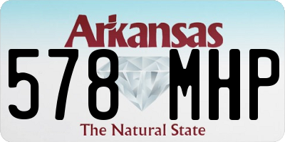 AR license plate 578MHP