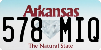 AR license plate 578MIQ