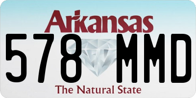 AR license plate 578MMD
