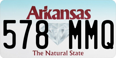 AR license plate 578MMQ