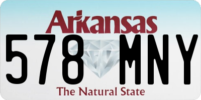 AR license plate 578MNY