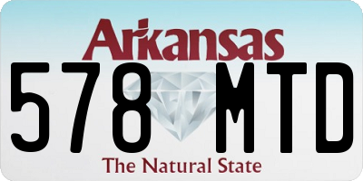 AR license plate 578MTD