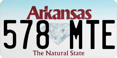 AR license plate 578MTE