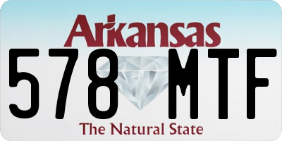 AR license plate 578MTF