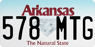 AR license plate 578MTG