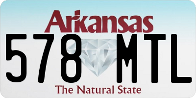 AR license plate 578MTL