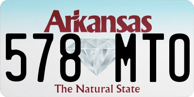 AR license plate 578MTO