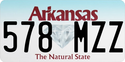 AR license plate 578MZZ