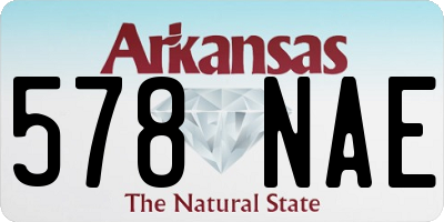 AR license plate 578NAE