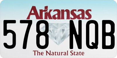 AR license plate 578NQB