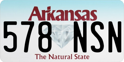 AR license plate 578NSN