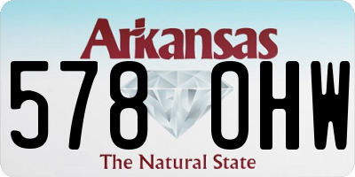 AR license plate 578OHW