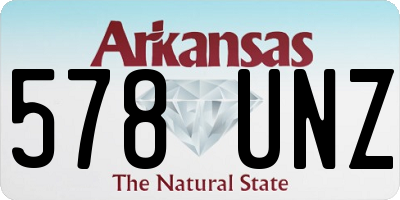 AR license plate 578UNZ