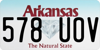 AR license plate 578UOV