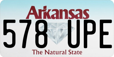 AR license plate 578UPE