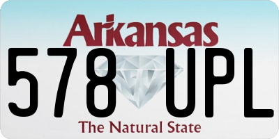 AR license plate 578UPL