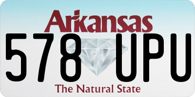 AR license plate 578UPU