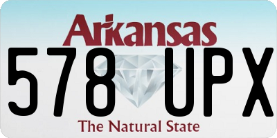 AR license plate 578UPX