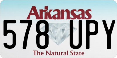 AR license plate 578UPY