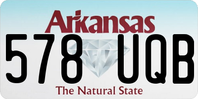 AR license plate 578UQB