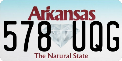 AR license plate 578UQG