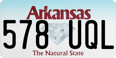 AR license plate 578UQL