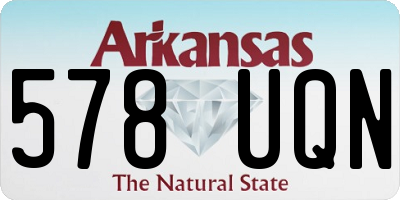 AR license plate 578UQN